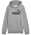 Puma Hoodie - Grey Melange w. Black