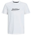 Jack & Jones Stuttermabolur - JJBeau - White