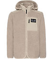 Didriksons Fleecejacka - Teddy - Exa - Beach Beige