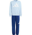 adidas Performance Sweat Set - J BL FL JOG 240 - GLOBLU/White