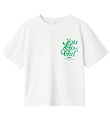 Name It T-shirt - NkfDabbo - Bright White w. Print
