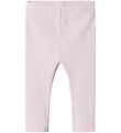 Name It Leggigs- Rib - NbfDikka - Light Lilac M. Mynsturprjón
