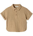 Lil' Atelier Bluse - Musselin - Loose - NmmDawson - Taos Taupe