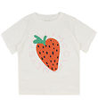 Stella McCartney Kids Stuttermabolur - Ivory M. Jarðarber
