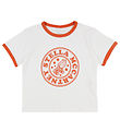 Stella McCartney Kids Stuttermabolur - Hvítt/Rautt