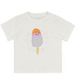 Stella McCartney Kids Stuttermabolur - Ivory M. Ís