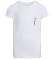 Calvin Klein T-Shirt - Small Flower - Bright White