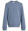 Calvin Klein Sweatshirt - Mono Mini Badge - Grisaille Grey