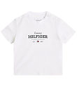 Tommy Hilfiger T-shirt - Monotyp 1985 Logo - Vit
