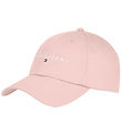 Tommy Hilfiger Kappe - Lineares Logo - Zart Pink