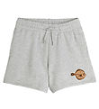 Mini Rodini Sweatshorts - Flundra - Grau Meliert