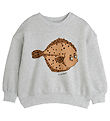 Mini Rodini Sweatshirt - flundra - Gråmelerad