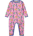 Småfolk Jumpsuit - Pink Lavender w. Unicorns