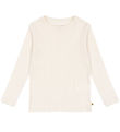 Konges Sløjd Bluse - Minna - Antique White m. Lochmuster