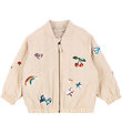 Konges Sløjd Thermo Jacket - Juni Sequin Bomber - Smoke Gray w.