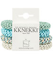Kknekki Elastiset hiuspannat - 4 kpl - Sininen Glitter