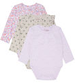 Hust and Claire Bodysuit L/æ - 3-Pack - Bella - Wheat Melange