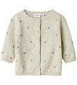 Name It Cardigan - Prjónað - NbfFisilly - Peyote Melange M. Hjar