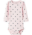 Name It Bodysuit L/Æ - NbfDheart - Ballerina w. Hearts