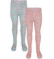Konges Sløjd Strumpfhosen - 2er-Pack - Fiola - Lacy Print