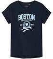 Name It Stuttermabolur - NkfVix - Dökkblátt Blazer/Boston