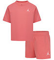 Jordan Shortsit - Shortsit/T-paita - Vaaleanpunainen Suola