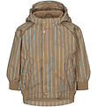 MarMar Lightweight Jacket - Oil - Sea Forest Stripe