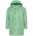 MarMar Rain Jacket - PU - October - Green Stripes