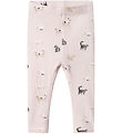 Name It Leggings - Rib - NbfBrigit - Light Lilac M. Kettir
