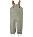 Name It Softshellbyxor m. Fleece/Hängslen - NmmAlfa08 - Shadow/F