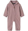 Name It Fleece Suit - NbnMeeko - Elderberry w. Ears