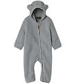 Name It Fleeceoverall - NbnMeeko - Grey Melange m. Öron