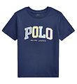 Polo Ralph Lauren Stuttermabolur - Dökkblátt M. Polo
