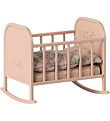 Maileg Miniature Crib - My - Light rose