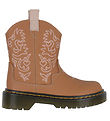Dr. Martens Stígvél - Strixton J - Dark Tan Classic+ Nappa