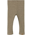 Name It Leggings - NbmDonny - Rib - Elmwood/Melange