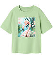 Name It Stuttermabolur - NkfVotea - Arcadian Green/Flamingo