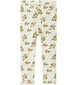 Lil' Atelier Leggings - Rib - NbfGavo - Turtildúfa/Lemon