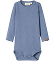 Lil' Atelier Bodysuit L/æ - NbmGeo - Troposphere/Solid