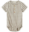 Lil' Atelier Shirt Bodysuit k/æ - NbmDidrik - Vapor Blue