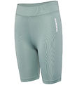 Hummel Bicycle Shorts - hmlLuna Thighs - Iceberg Green
