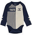 Hummel Bodysuit l/s - hmlStripy - Black Iris