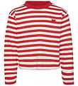 Vero Moda Girl Blouse - VmLeila - Snow White/Fiery Red