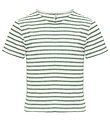 Kids Only T-shirt - Rib - Noos - KogNella - Cloud Dancer w. Stri