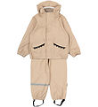 Mikk-Line Rainwear w. Suspenders - PU - Animal - Doeskin
