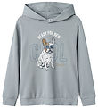 Name It Hoodie - NkmBedog - Quarry w. Print