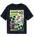 Name It T-shirt - NkmMus Minecraft - Marinblå Blazer