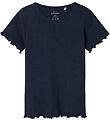 Name It Stuttermabolur - NmfVilke - Dökkblátt Blazer M. Mynsturp
