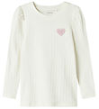 Name It Bluse - Rib - NmfDlove - Cloud Tänzerin m. Lochmuster