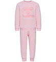 Hummel Set - hmlArine Crewsuit - Pink-A-Boo